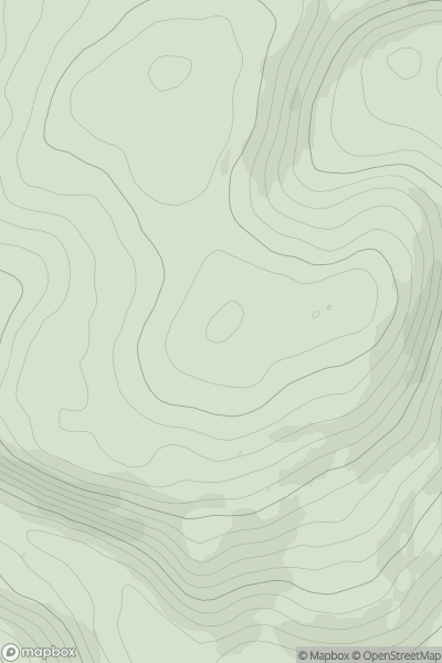 Thumbnail image for Crib Law [The River Tweed to the English Border] showing contour plot for surrounding peak